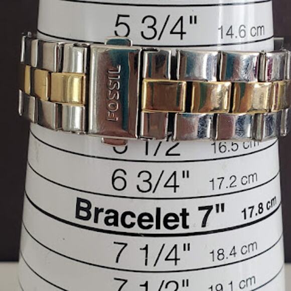 Fossil Women's 36mm Watch Multifunction Two-Tone Stainless Steel Crystal Accents - Picture 4 of 6